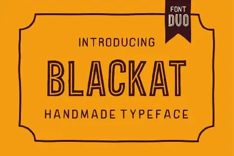 Blackat font