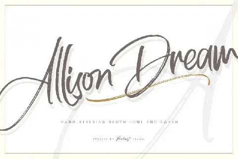 Allison Dream font