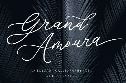 Grand Amoura Handwritten font