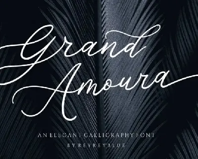 Grand Amoura Handwritten font