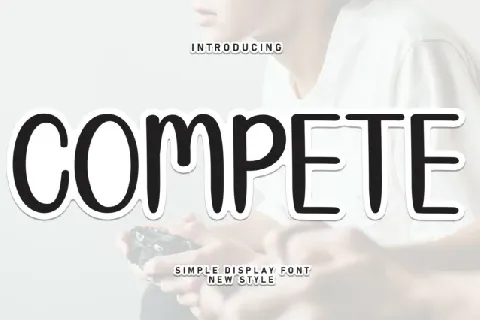 Compete Display font