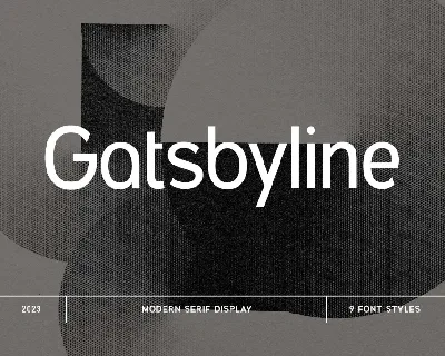 Gatsbyline font