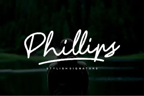 Phillips Signature font