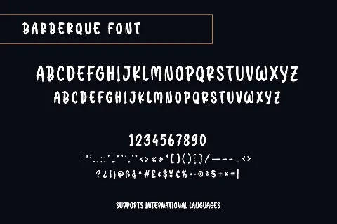 Barbeque font