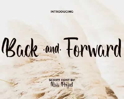 BackAndForward Demo font