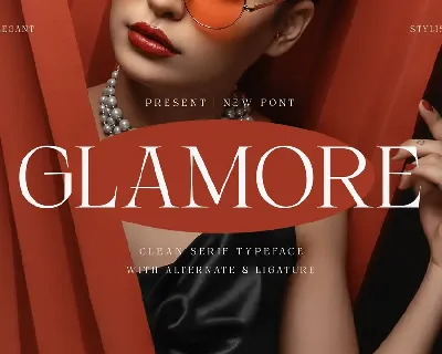 GLAMORE Free Trial font