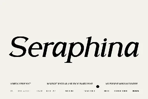 Seraphina font