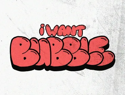 BubbleMark font