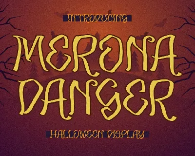 Merona Danger font