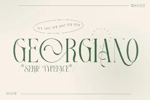 GEORGIANO font