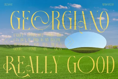 GEORGIANO font