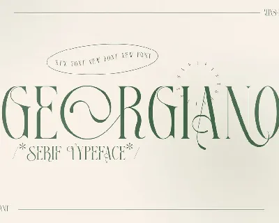 GEORGIANO font
