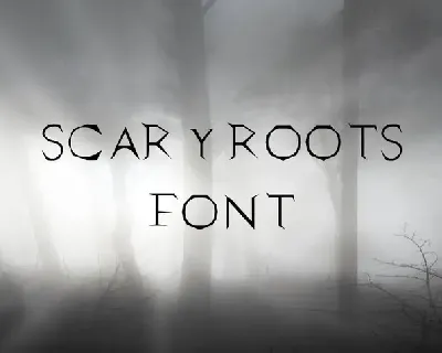 Scary Roots font