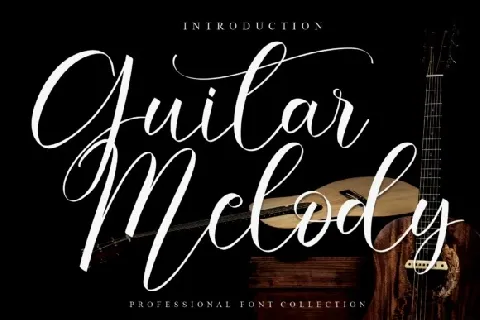 Guitar Melody font