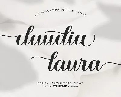Claudia Laura font