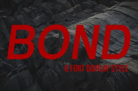 Bond Sans Serif font