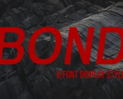 Bond Sans Serif font