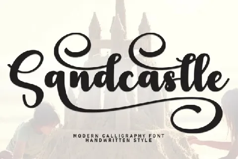 Sandcastle Script font