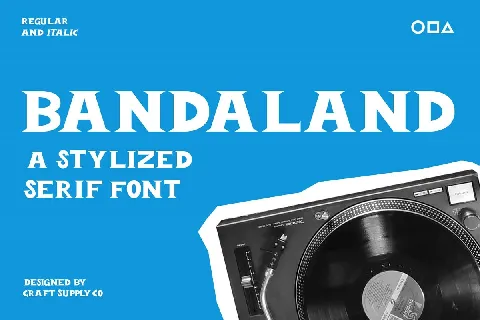 Bandaland font