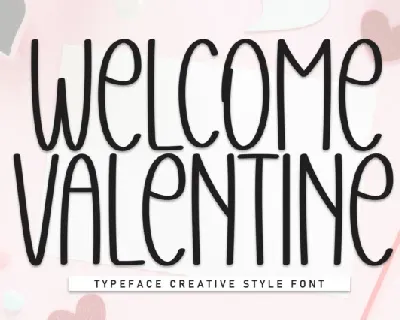 Welcome Valentine Display font