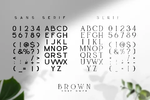 Brown Sunflower font