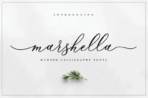 Marshella Demo font