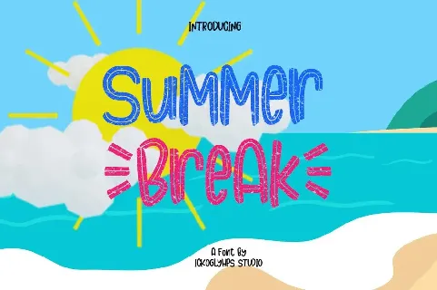 Summer Break font