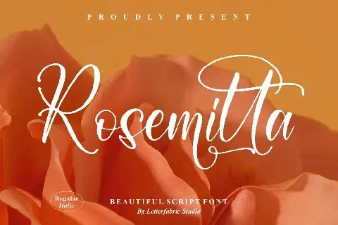 Rosemitta â€“ Beautiful Script font