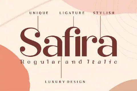 Safira – Sans Serif font