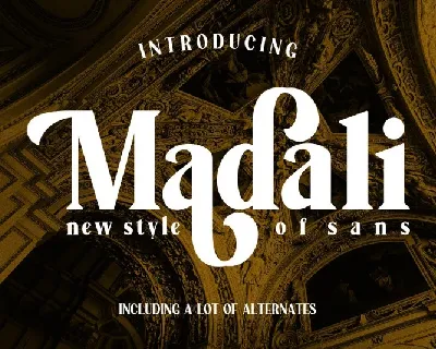 Madali Demo font