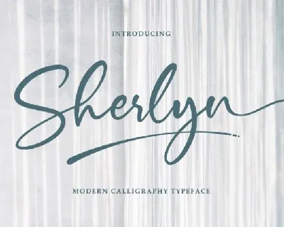 Sherlyn font