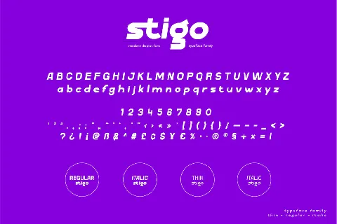 Stigo font