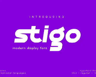 Stigo font