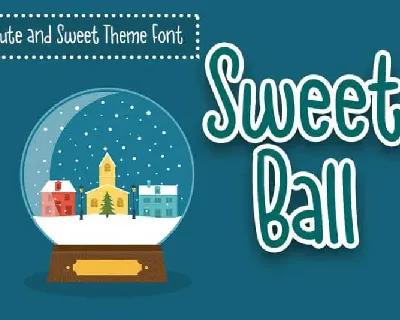 Sweet Ball Display font