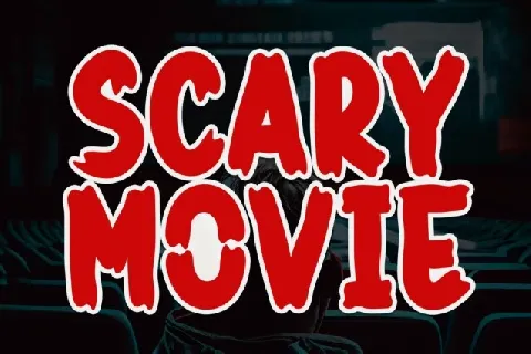 Scary Movie Display font