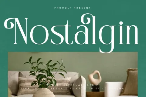 Nostalgin font