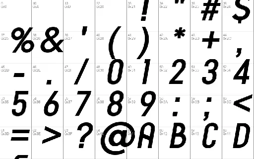 Armature font