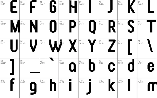 Armature font