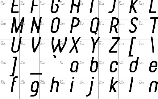 Armature font