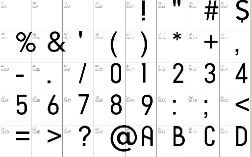 Armature font