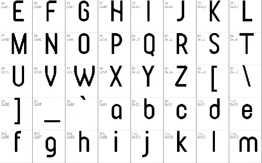 Armature font