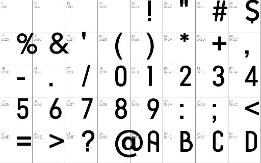 Armature font