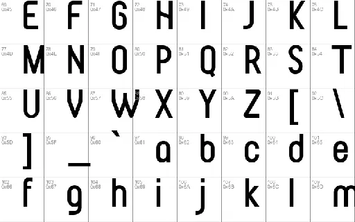 Armature font