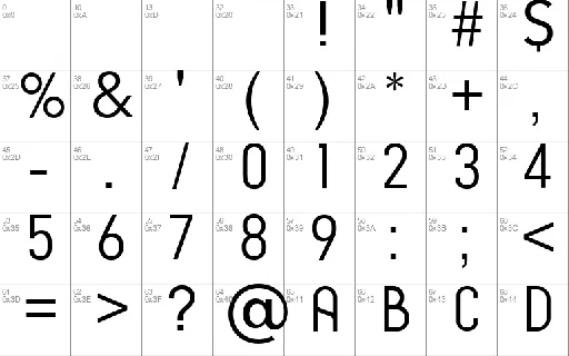 Armature font