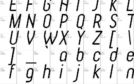 Armature font