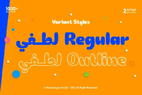 Lutfey Arabic DEMO font