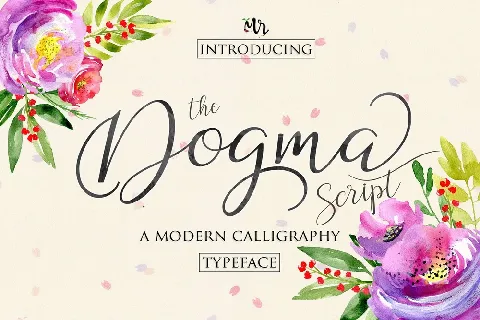 Dogma Script font