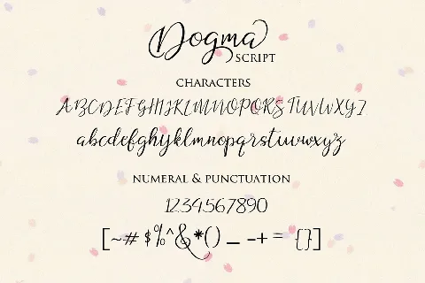 Dogma Script font