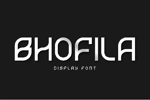 Bhofila Display font