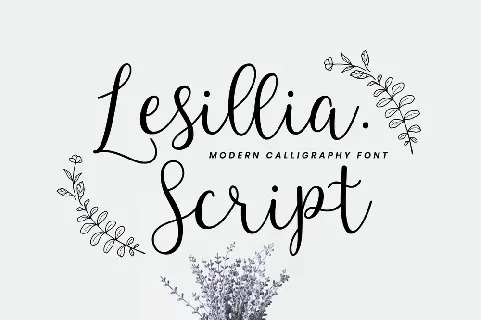 Lesillia font